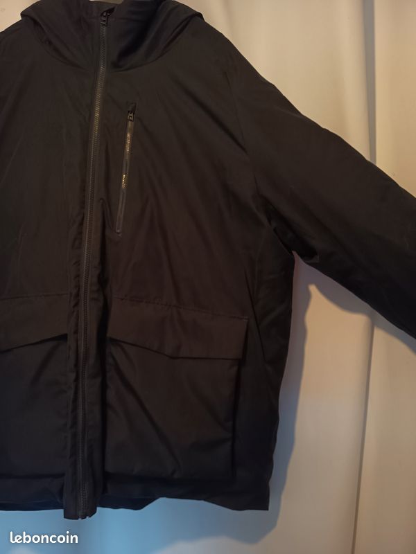Veste / Manteau d'hiver avec capuche Pier One - Noir - Taille 4XL (image 4)