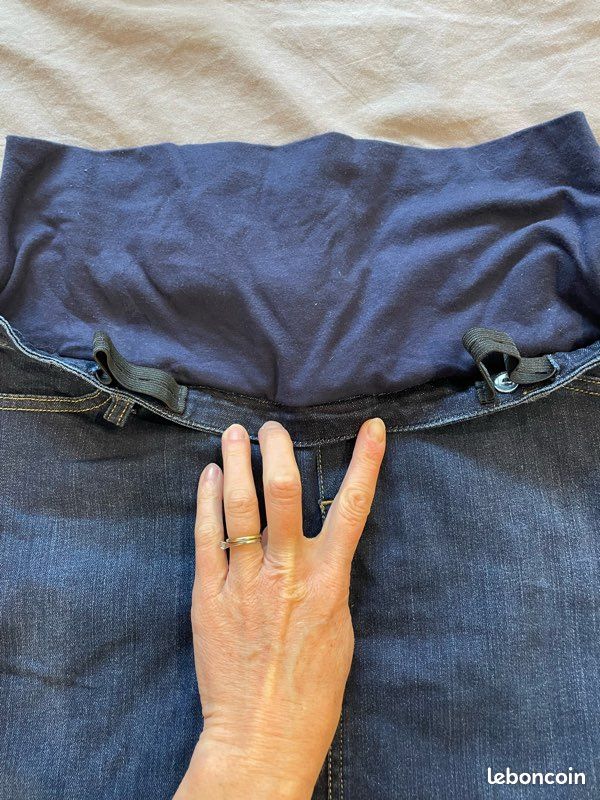 Jupe de grossesse en jean (image 2)