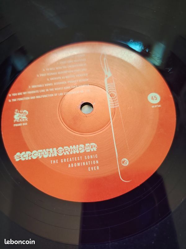 Lot de 3 vinyles du groupe Scrotum Grinder (image 5)