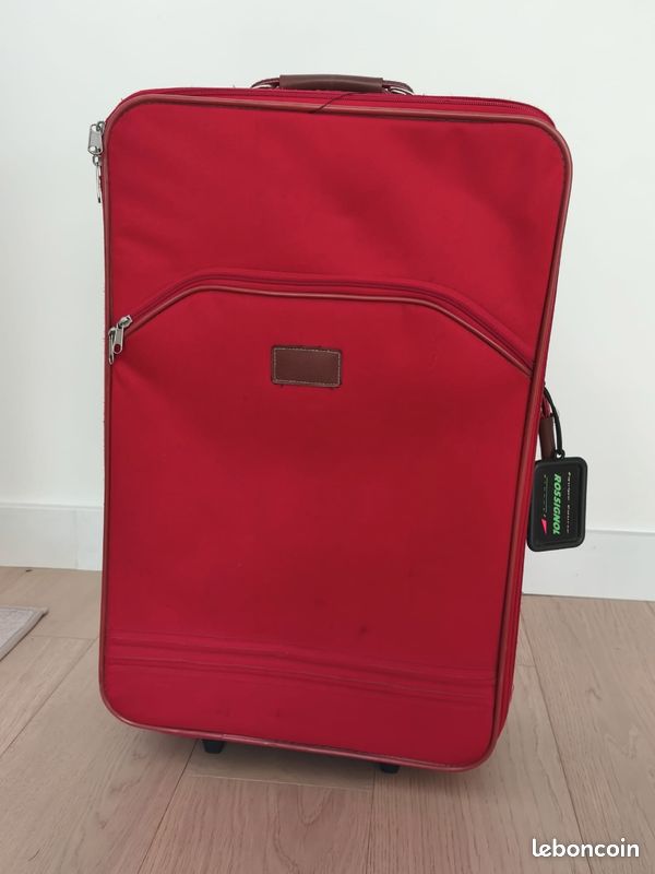 Valise rouge 63cm (image 1)