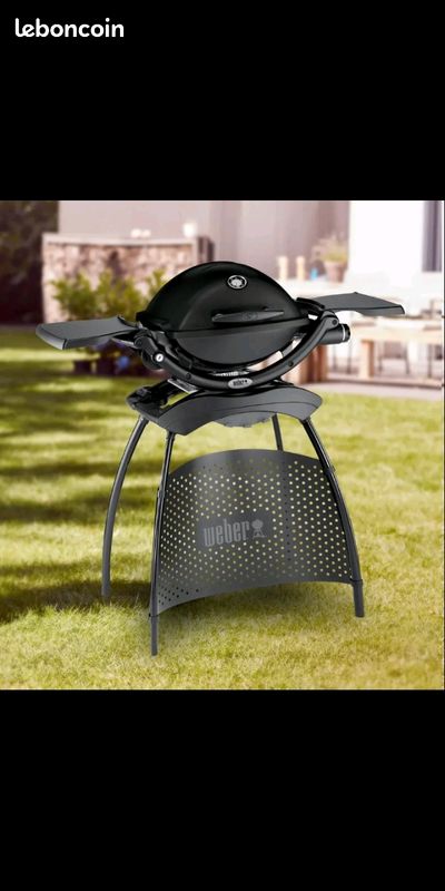Barbecue gaz Weber Q1200 + support (image 1)