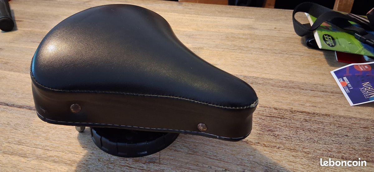 VÉLO VINTAGE SELLE Lepper Made IN Holland Champion Du Monde Bien 50er