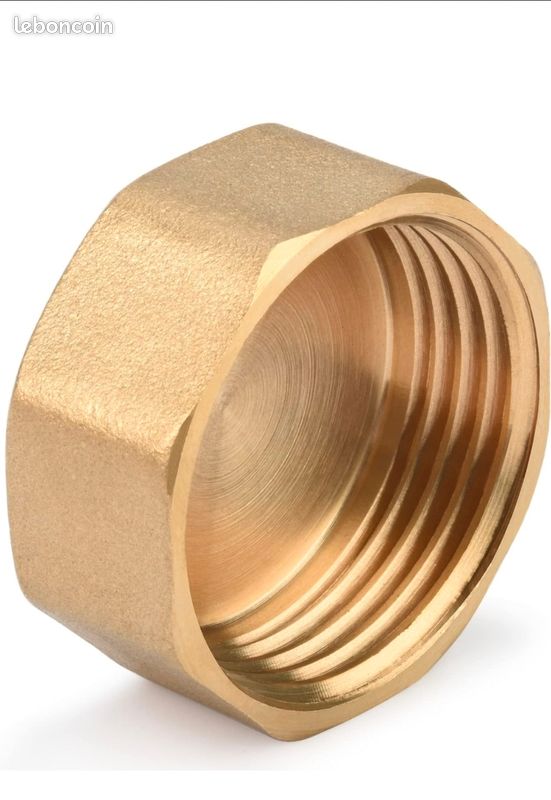 PATIKIL M6x1 Filetage Laiton Capuchon Écrous Bouton, 10