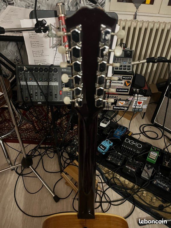Epiphone FT-165 (12 cordes) – 1973 – Vintage – Restaurée par luthier (image 6)