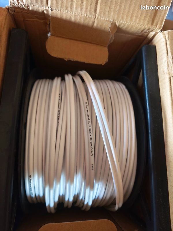 Câble coaxial rg59 100m (image 2)
