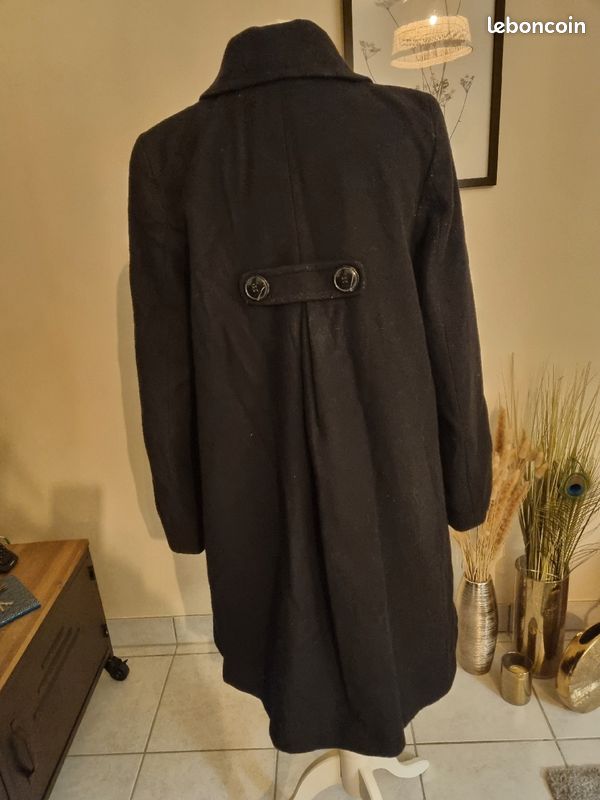 Manteau noir La Redoute taille 34 (image 3)