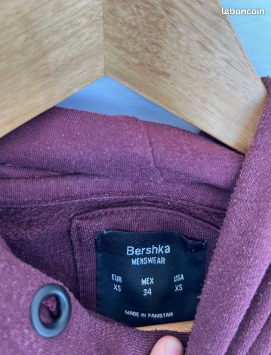 Bershka - Sweat à capuche avec imprimé Post Malone - Marron