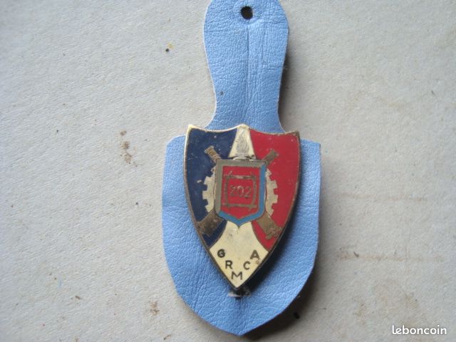 Insigne militaire materiel 202° grmca - Collection