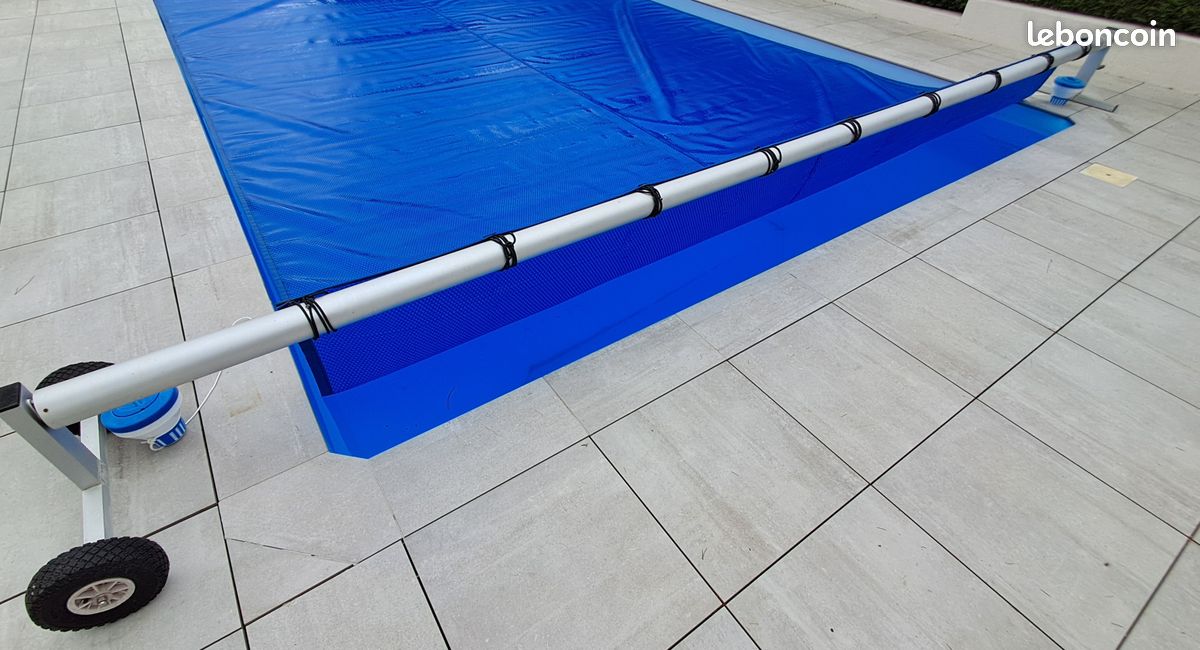 Enrouleur Bâche Piscine - tube 5m80 (image 1)