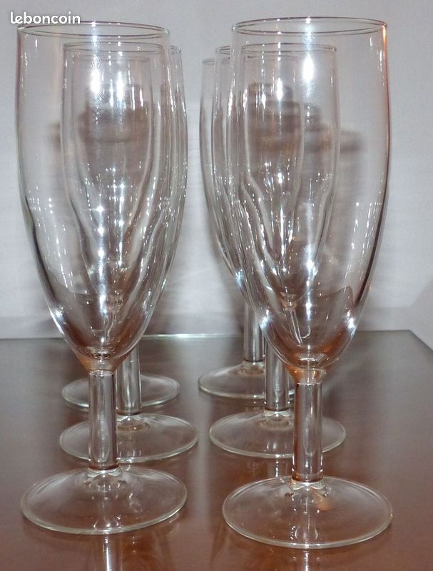 6 verres flûtes à champagne 18cl (image 3)