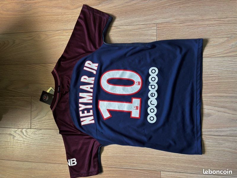 MAILLOT FOOTBALL PSG 2017/2018 Noir exterieur * taille L jamais porté collection EUR 169,00 - FR