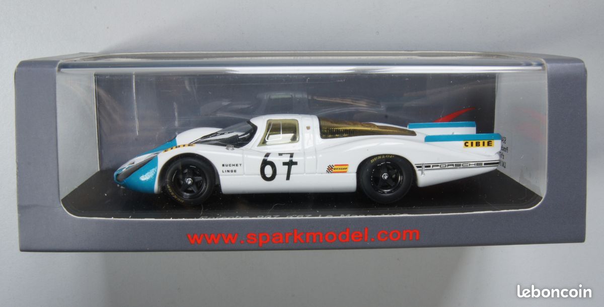 Porsche 906 Le Mans 1967 N°37 - IXO 1/43 - Miniature En Boîte