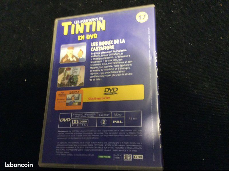 DVD Les Aventures De tintin Les Bijoux De La Castafiore. 17 (image 2)