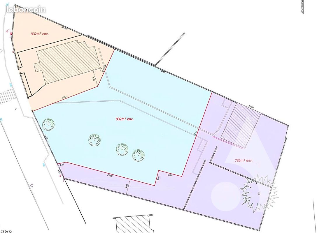 Terrain 932 m² · à Foucherans · 932 m² · 75 000 €