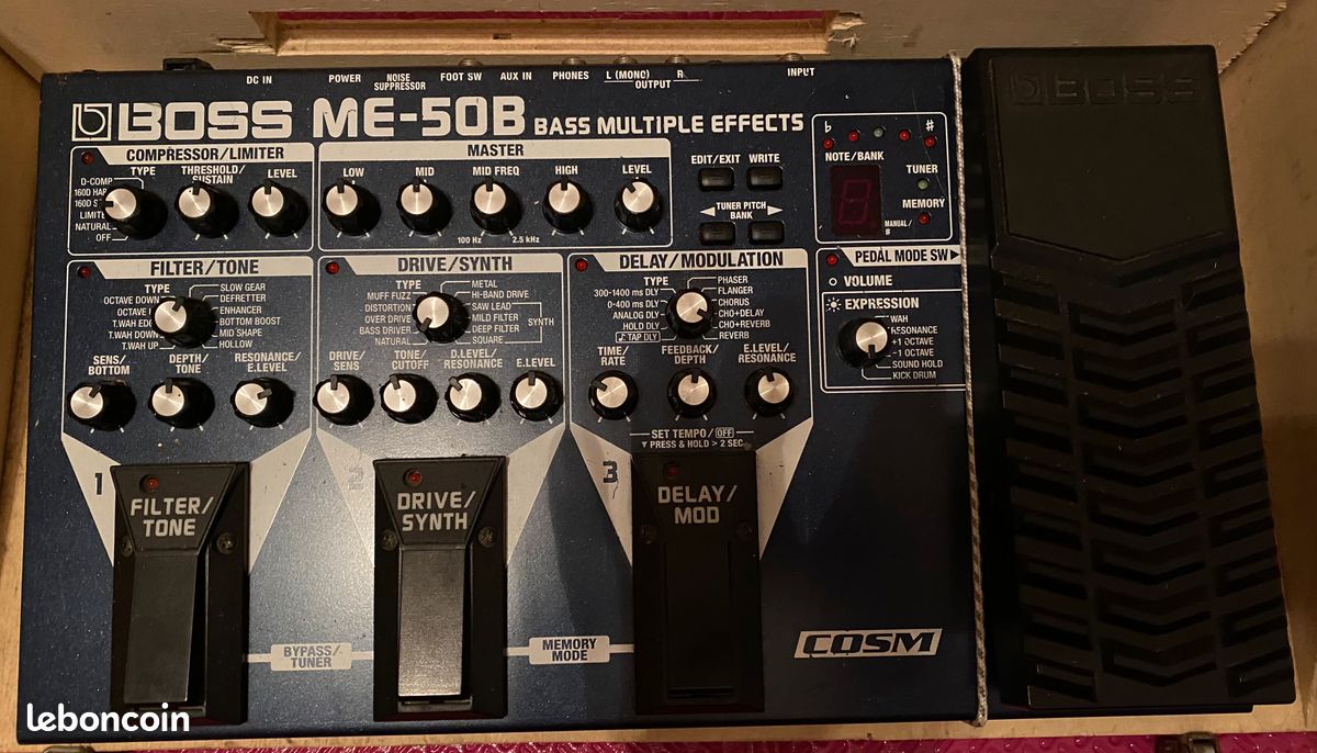 Pédalier multi-effets basse Boss ME 50B (image 1)