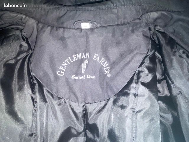 Parka homme noir Gentleman Farmer (image 4)