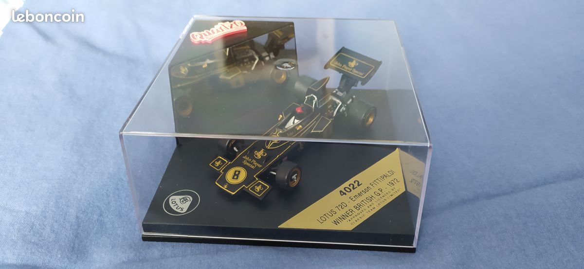 Lotus 72D 7 Emerson Fittipaldi F1 World Champion Winner Brésil 1973 GP Replicas GP126D - Miniatures Autos Motos