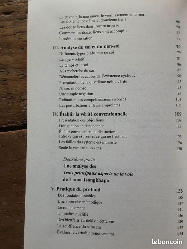 BOUDDHISME : SA SAINTETÉ LE DALAÏ-LAMA : LA FOI FONDÉE SUR LA RAISON. Livre broché grand format (image 4)
