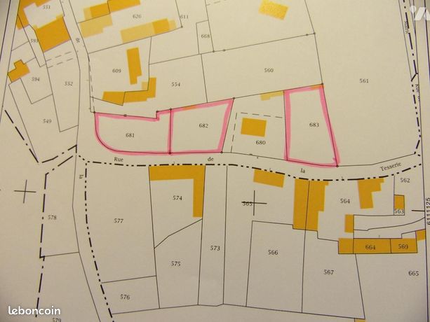 Terrain 846 m² SOMPT