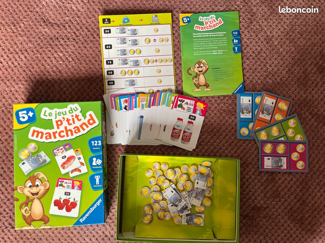Ravensburger Marchandage – Jeu De Cartes De Négociation Pour 3 à 5 Joueurs Dès 10 Ans – 40 Cartes Animaux Et 55 Billets – Idée Cadeau