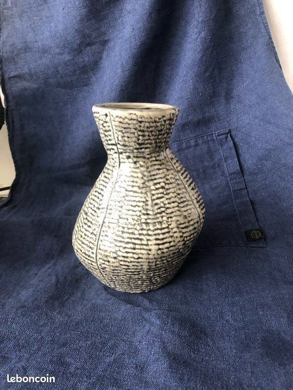 Vase vintage gris (image 1)