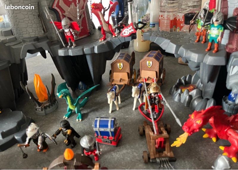 PLAYMOBIL LA CITADELLE secrète du Dragon complet ref 5480 EUR 40,00