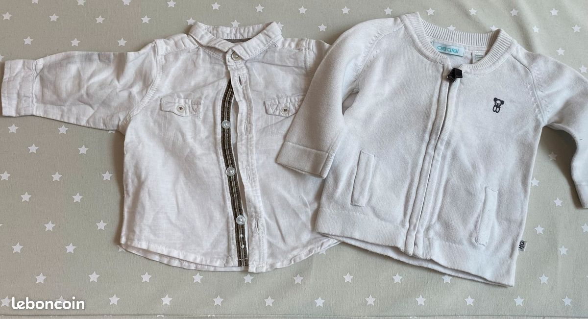 Lot de 10 vêtements taille 3mois (image 2)