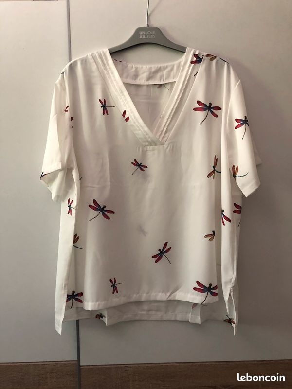 Tunique courte impressions papillons 3XL (image 1)