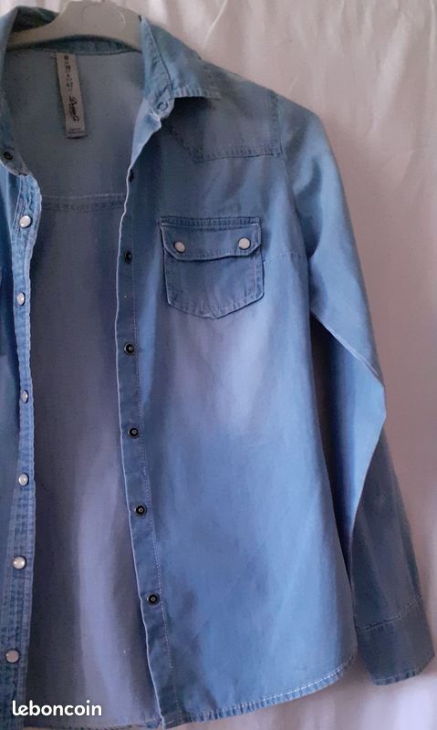 Chemise jean pour femme ou ado (image 7)