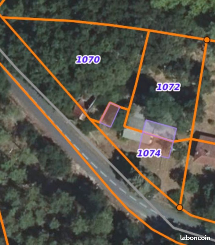 Terrain constructible 2 550 m² divisible à Gourbera · 169 000 €