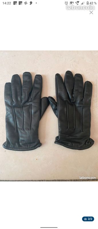 Gants anti coupures ,cuir avec doublure Kevlar 9,5 (image 7)
