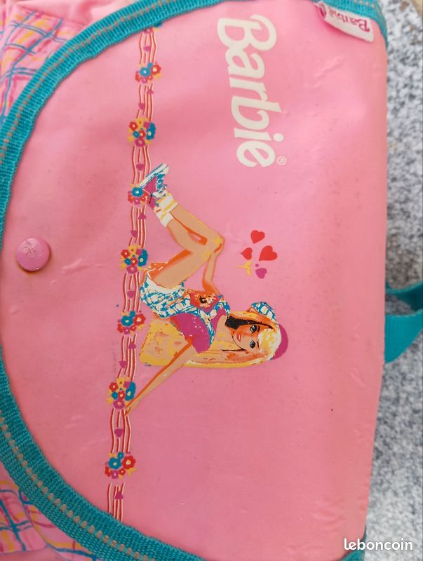Petit Sac à Main Barbie Pour Fille – Rose Avec Fermeture Velcro – Neuf Sans Boîte