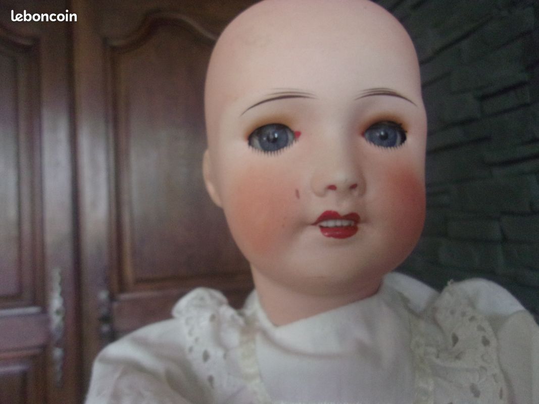 Grande poupée ancienne UNIS France 301 – tête