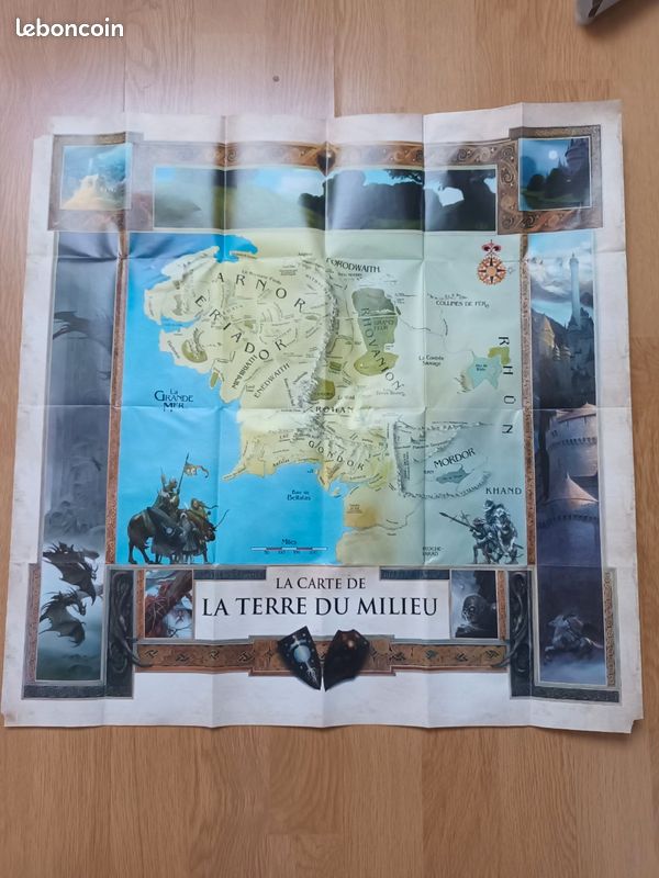 La Route se poursuit sans fin, Carte de la Terre du Milieu (image 6)