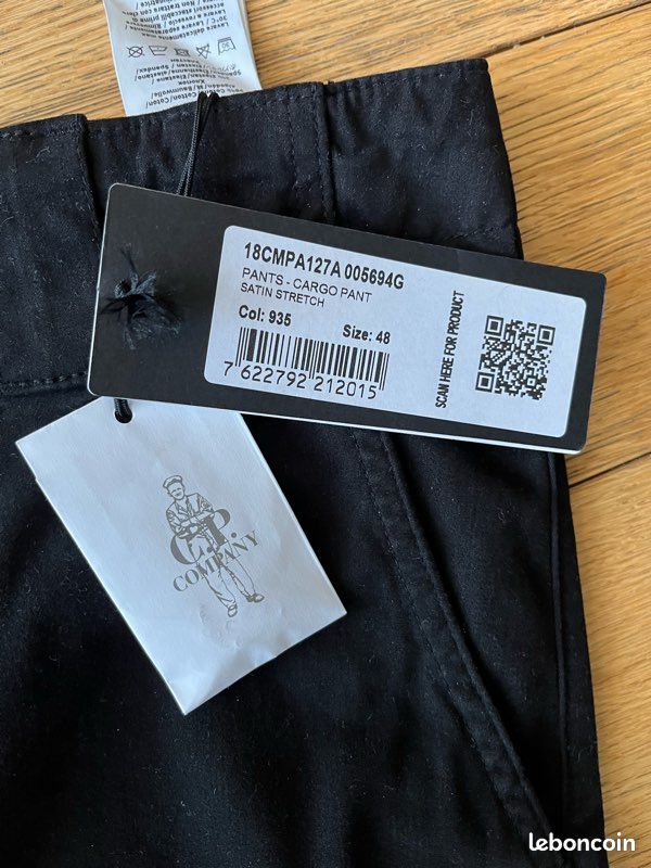 Pantalon C.P. Company Coupe Jean 5 Poches – Taille 32 US, Neuf Avec étiquette, Coton Bleu, Entrejambe 34 Pouces