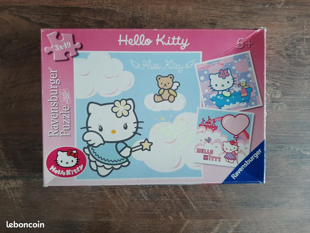Puzzle Hello Kitty 3 x 49 pièces (image 1)