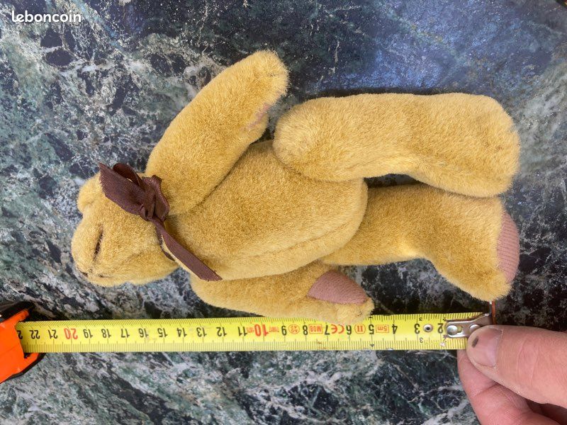 PETIT OURS ANCIEN MEMBRES ARTICULÉS, H= 17 cm, POUR COLLECTION EUR 102