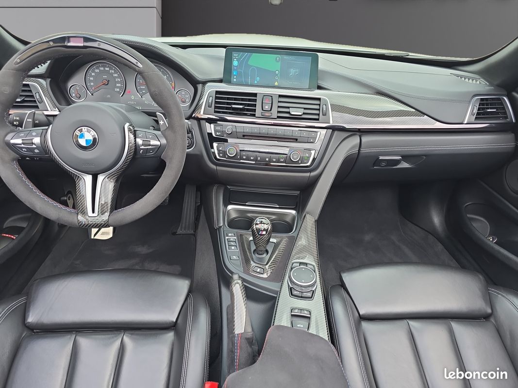 BMW SERIE 4 F83 M4 PACK COMPETITION DKG7 Cabriolet - 3.0i 450Ch - Garantie 12 mois (image 2)