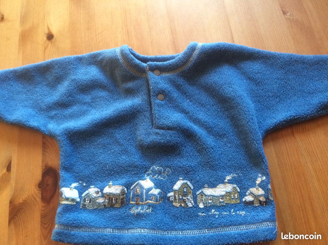 Pull bleu - 3 mois (image 1)