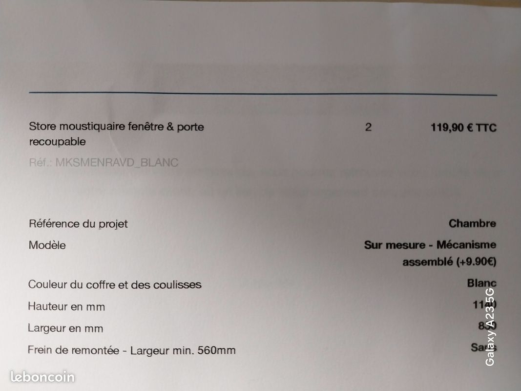 3 moustiquaires neuves (image 5)