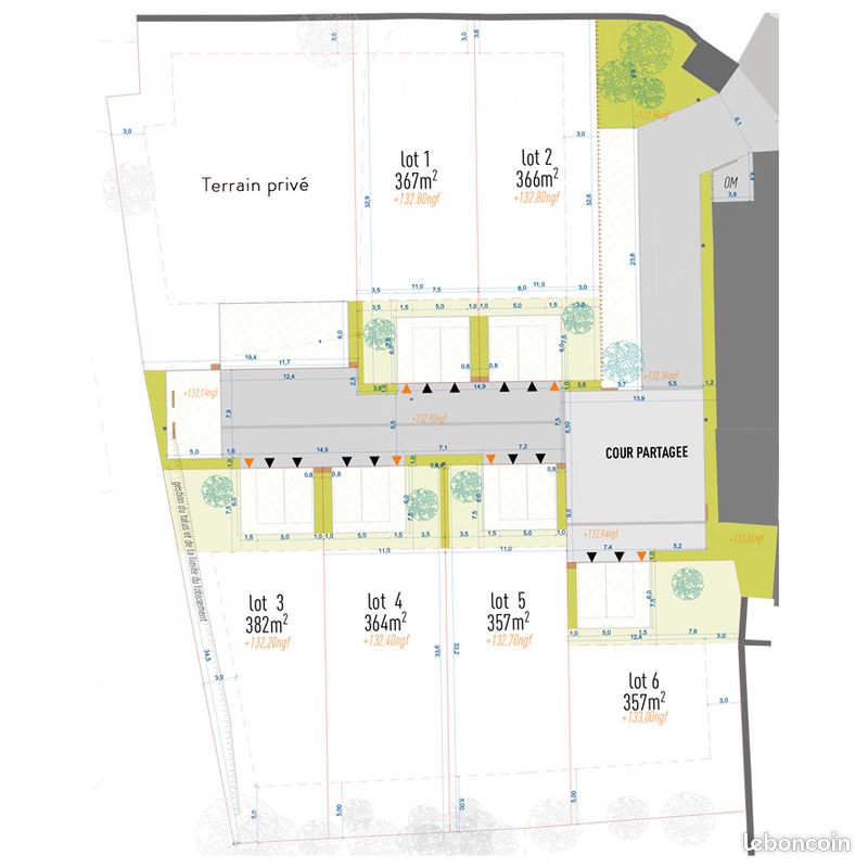 4 terrains disponibles de 357 à 382 m² (image 7)