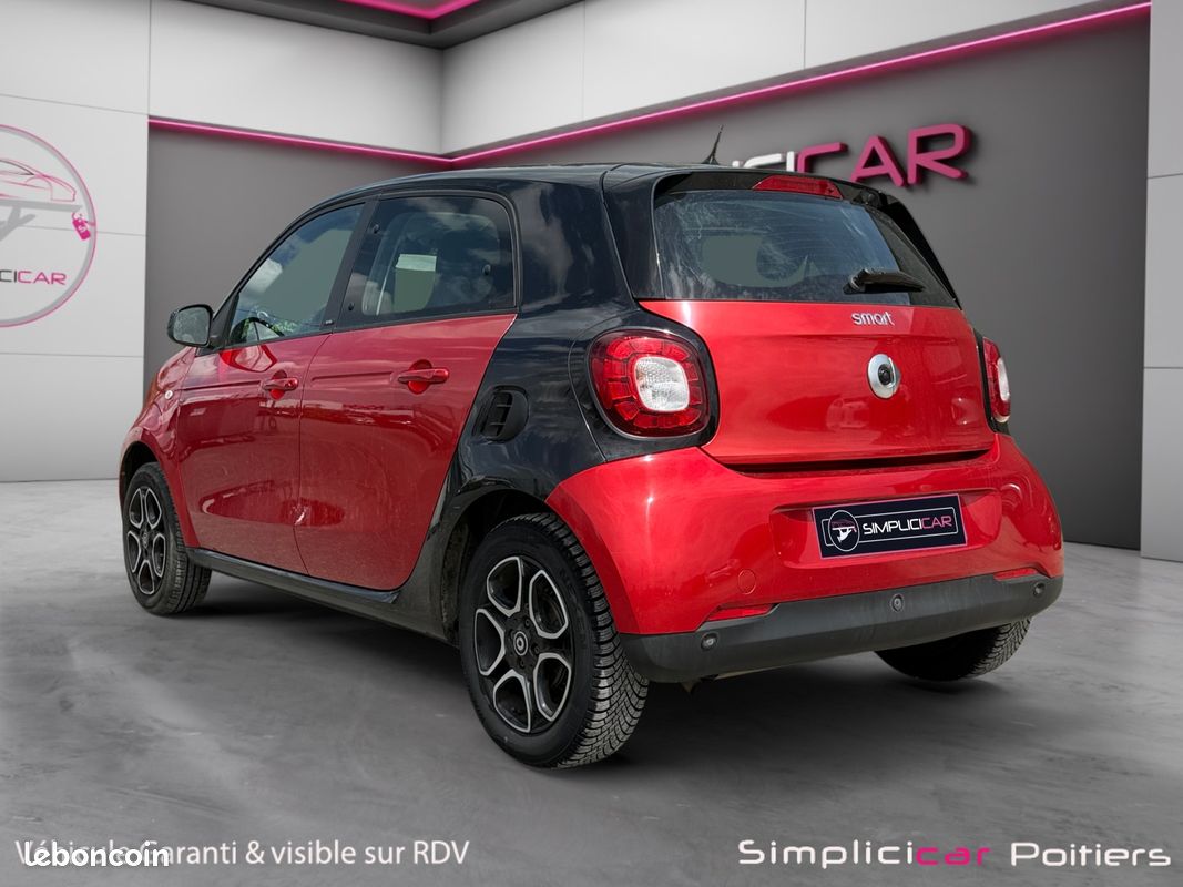 SMART FORFOUR 0.9 90 Prime 90Ch Bluetooth Toit panoramique Régulateur de Vitesse Garantie 12 mois (image 6)