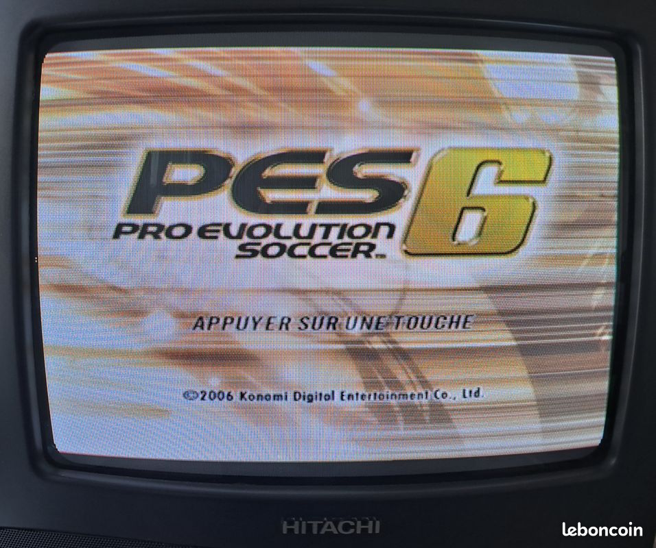 Boîte Et Notice Uniquement Pour Jeu PES 6 Sur PlayStation 2 (PS2) - Version PAL, Bon état