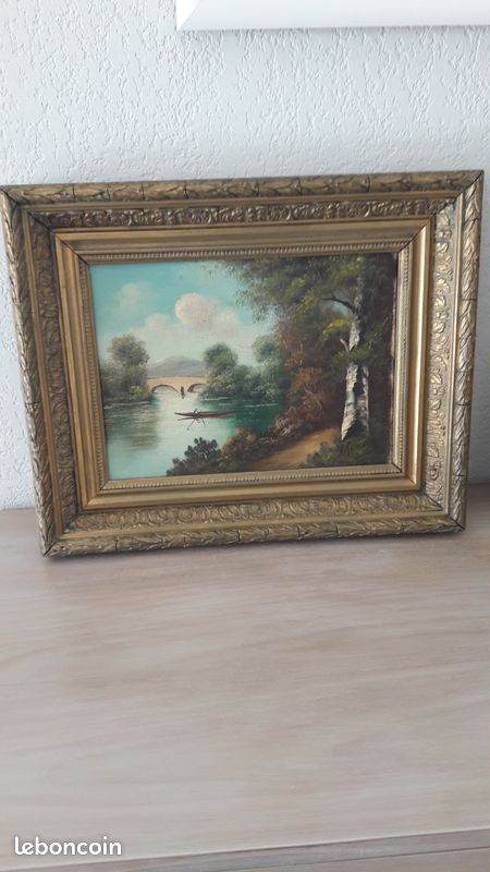 Duo Tableaux Ecole de Barbizon (image 2)