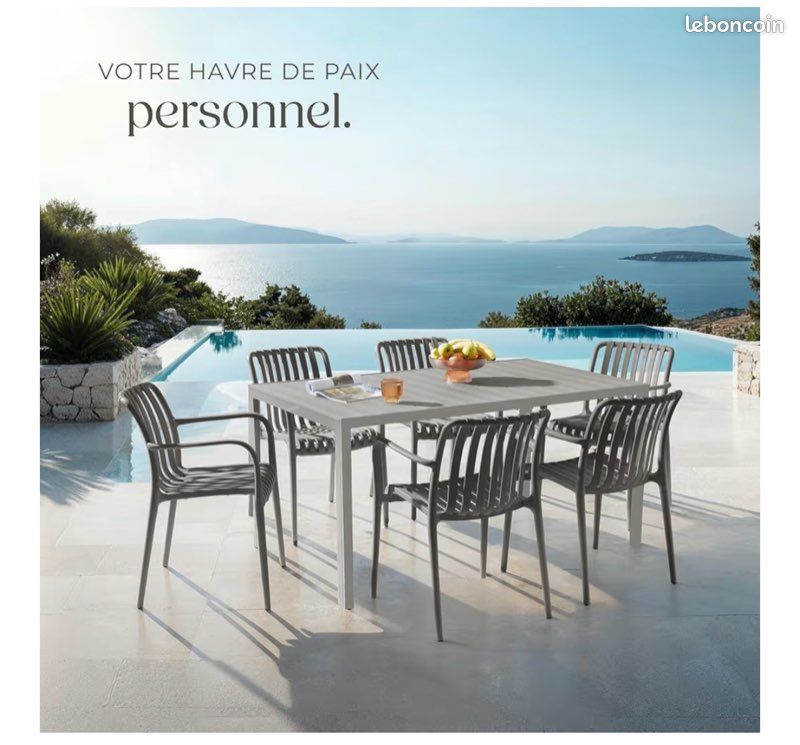 6 chaises de jardin (image 4)