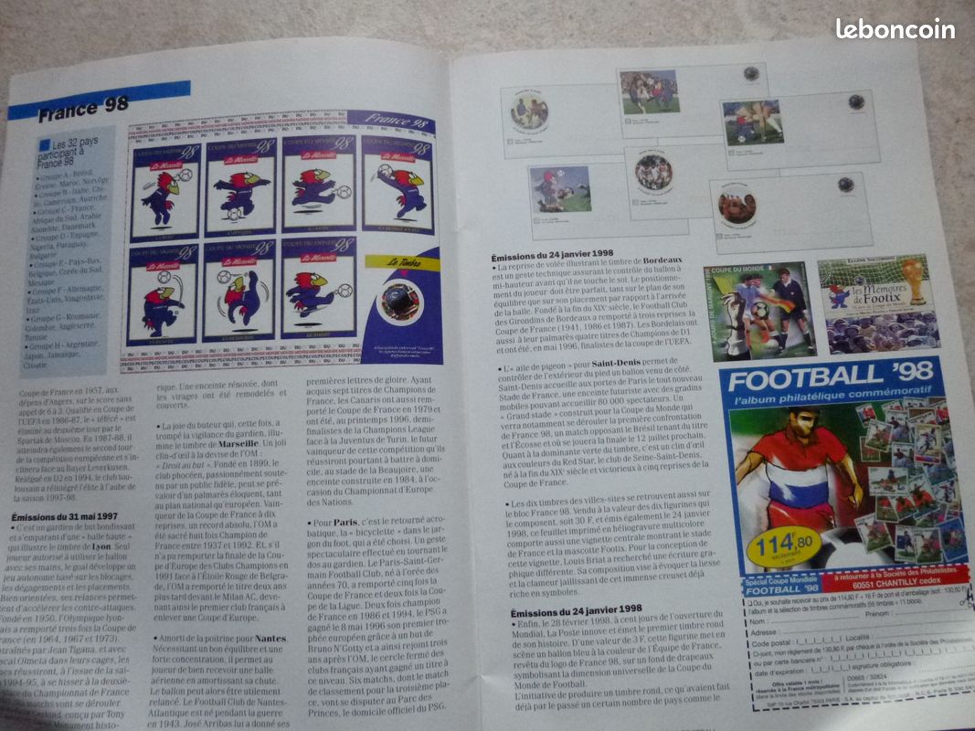 Revue "l'Echos de la Timbrologie" hors série spécial foot (image 3)