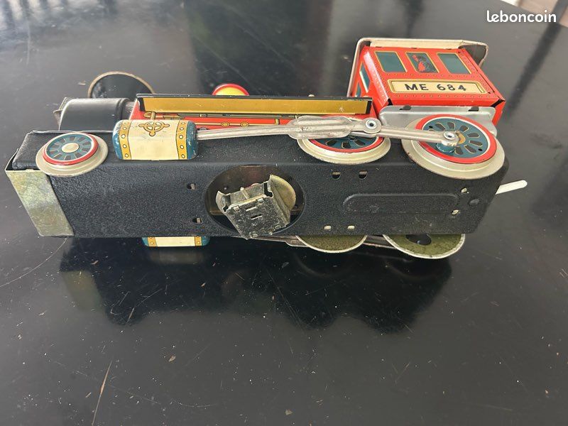 JOYAX FRANCE COFFRET autorail en tôle lithographiée locomotive train