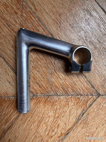 Potence 3TTT Aluminium Vélo Course Vintage - Italie Années 80 - Argenté