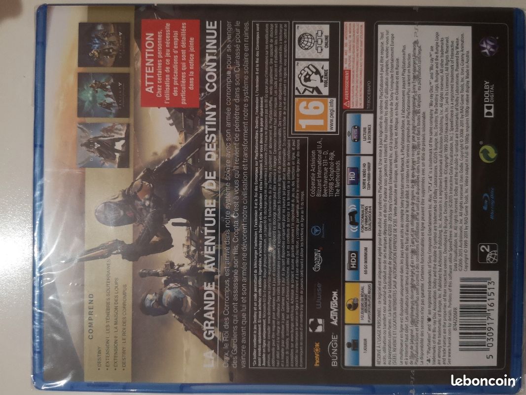 DESTINY le roi des corrompus PS4 (image 2)