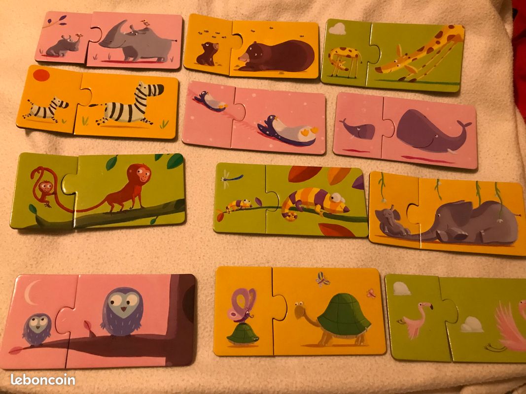 Jeu enfant 2A - Puzzle duo Maman & Baby Djeco (image 3)